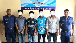 লালপুরে অবৈধ মাটি পরিবহনের অভিযোগে মামলা, আটক ৪