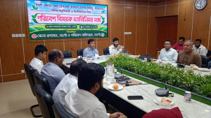 নওগাঁয় ইটভাটা মালিক ও অংশীজনদের নিয়ে মতবিনিময়