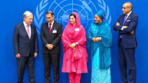 জাতিসংঘ মহাসচিবের প্রাতরাশে অংশ নিয়েছেন প্রধানমন্ত্রী