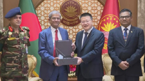 চীনা বিনিয়োগ ও রোহিঙ্গা প্রত্যাবাসনে সহযোগিতা চান রাষ্ট্রপতি