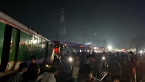 সান্তাহারে কুড়িগ্রাম এক্সপ্রেসের বগি লাইনচ্যুত