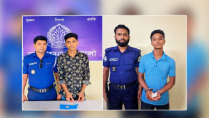 লালমোহনে মাদক বিরোধী অভিযানে আটক ২