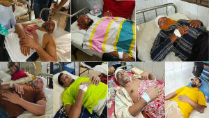 ভোলায় স্কুলের মাঠের জমি নিয়ে সালিশে সংঘর্ষ, আহত ৭