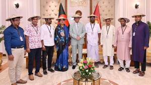 রাষ্ট্রপতির সঙ্গে কৃষক সমিতির  প্রতিনিধিদলের সৌজন্য সাক্ষাৎ