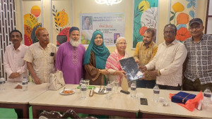 শেরপুরে অ্যাওয়ার্ডজয়ী রাজিয়া সামাদকে সংবর্ধনা