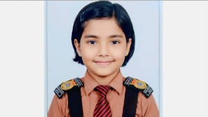 নজরুল বর্ষের সাংস্কৃতিক প্রতিযোগিতায় তৃতীয় শিবরাম স্কুলের নুহা
