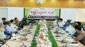 লালমোহনে দুর্গোৎসব ও সরকারি সেবামূলক কর্মসূচি নিয়ে প্রস্তুতি সভা