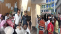 বেপরোয়া মোটরসাইকেলের ধাক্কায় স্কুলছাত্রীসহ ব্যাংক ম্যানেজার আহত