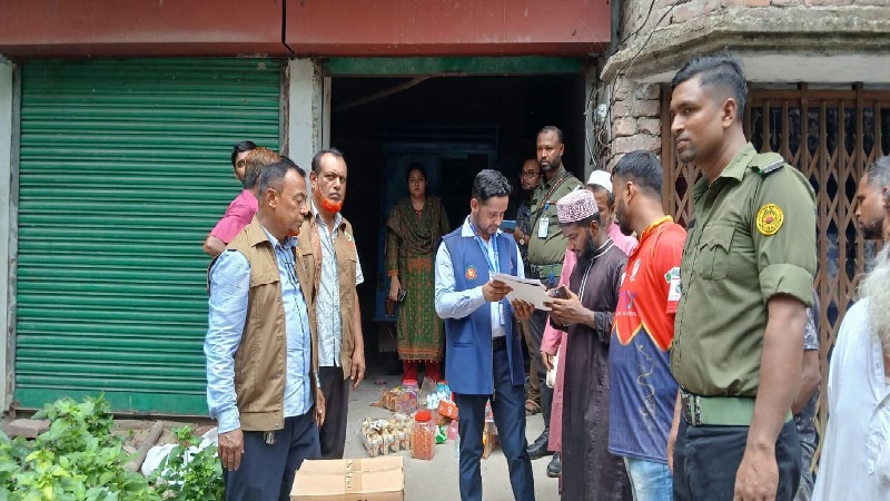 বিএসটিআই অনুমোদনহীন পণ্য উদ্ধার, গোডাউন মালিককে জরিমানা